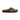 Leopard print furry Bear Claw Mule with a rounded toe and three prominent white claws at the heel.