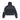 Washed black Vale Forever Sunny Zip Up hoodie. Cropped, white exposed stitching, 'VA' text on left sleeve, 'Val' logo on right.
