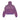 Cropped washed purple Vale Forever Religion zip-up hoodie, back. White exposed stitching, distressed 'V4' sleeve patch.