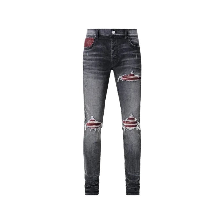 AMIRI - Lurex Jacquard MX1 Jean - Rain Grey