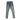 AMIRI Antique Indigo Snake MX1 distressed jeans with rips on knees & thigh, revealing snake print patches. Snake detail on coin pocket.