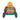 Distressed Vale Forever Collage Zip-Up. Yellow hood, Mardi Gras colors: striped body, purple/green sleeves. Red "VALLEY DREAMS" text, various patches.