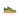 NIKE Air Force 1 Low x Lil Yachty Concrete Boys in glossy Lucky Green, yellow, and red. Features red Swoosh & heel logo, yellow midsole.
