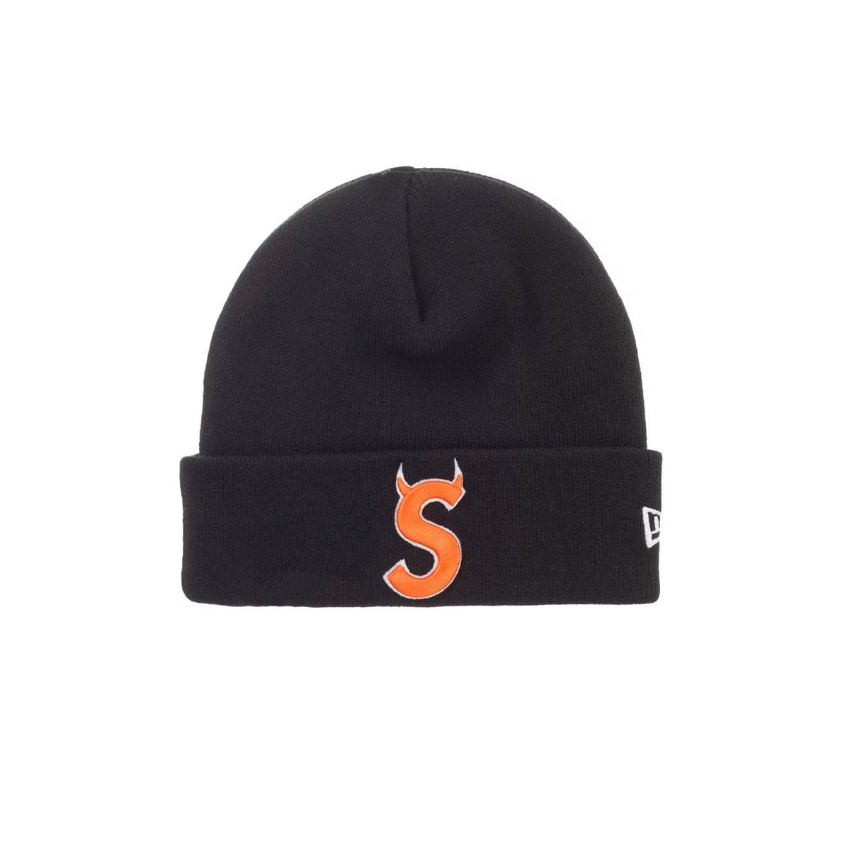 Supreme New Era Devil S Logo Beanie (SS26) - Black
