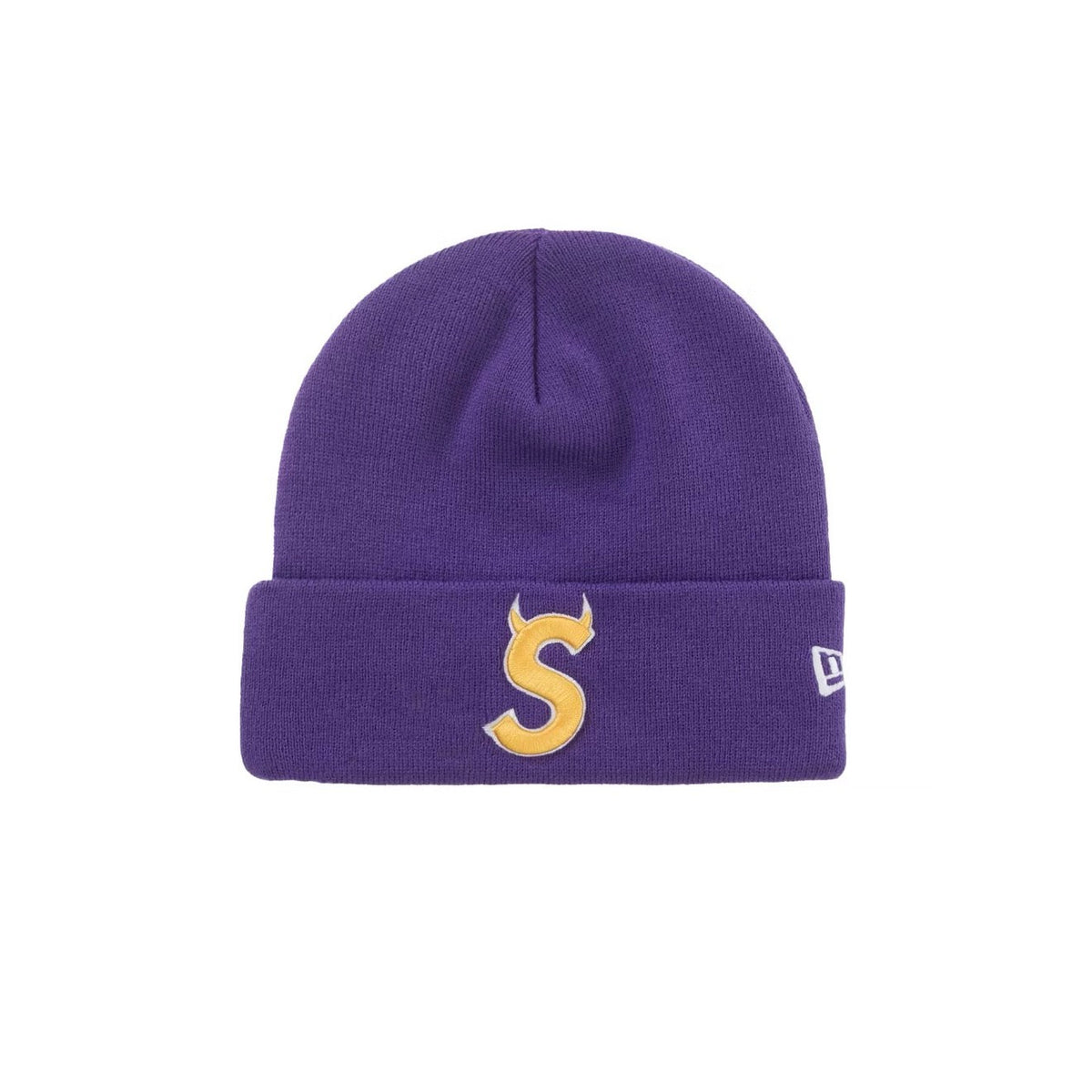 Supreme New Era Devil S Logo Beanie (SS26) - Purple
