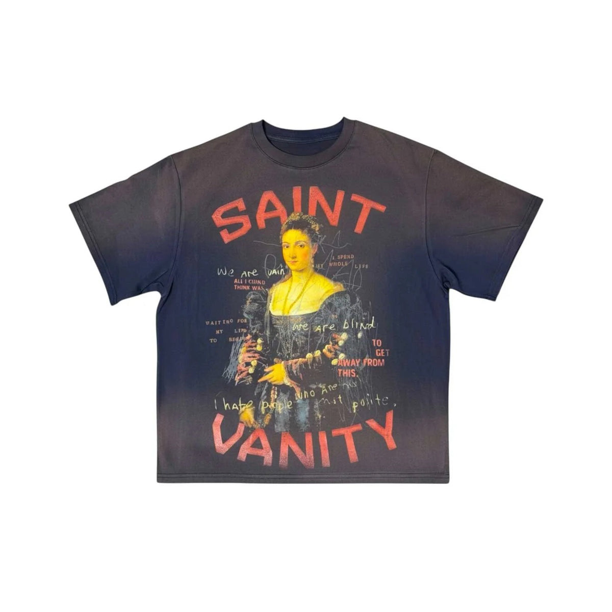 Saint Vanity - Elizabeth Tee - Washed Grey