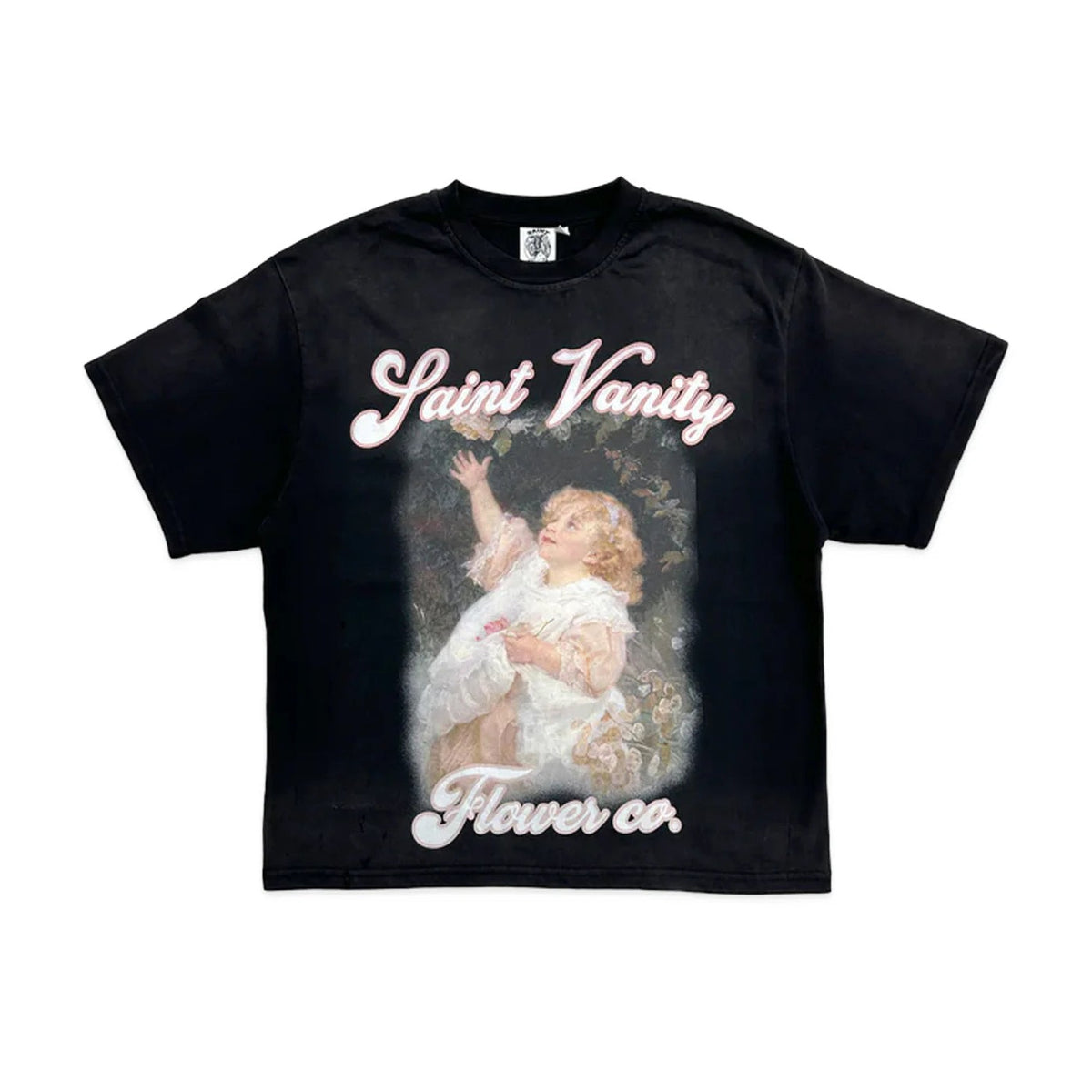 Saint Vanity - Flower Girl Tee - Black