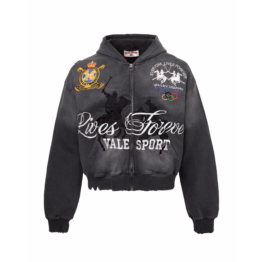 Vale Forever - Blackrock Zip-Up - Black