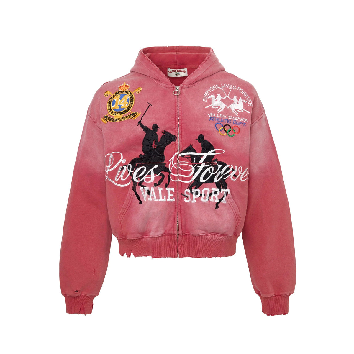 Vale Forever - Rockefeller Zip-Up - Red