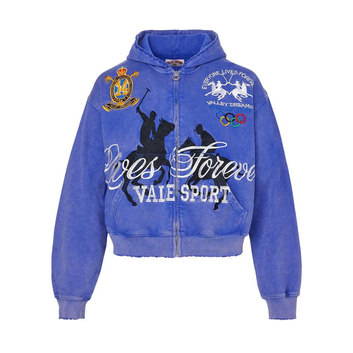 Vale Forever - Schwab Zip-Up - Blue