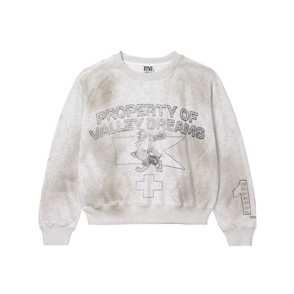 Vale Forever - Prison Break Crewneck - Grey