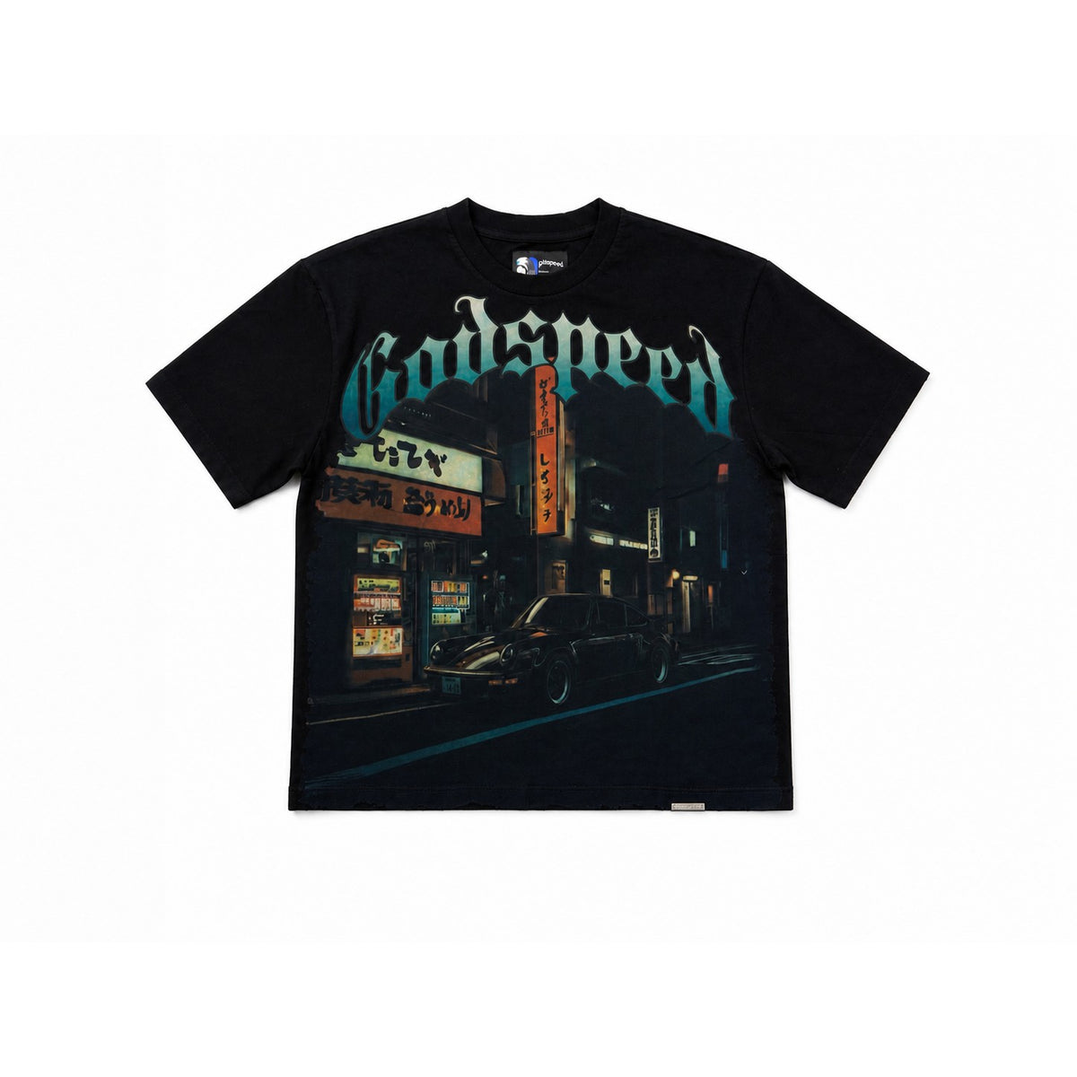 GODSPEED - Pit Stop Tokyo Tee - Black