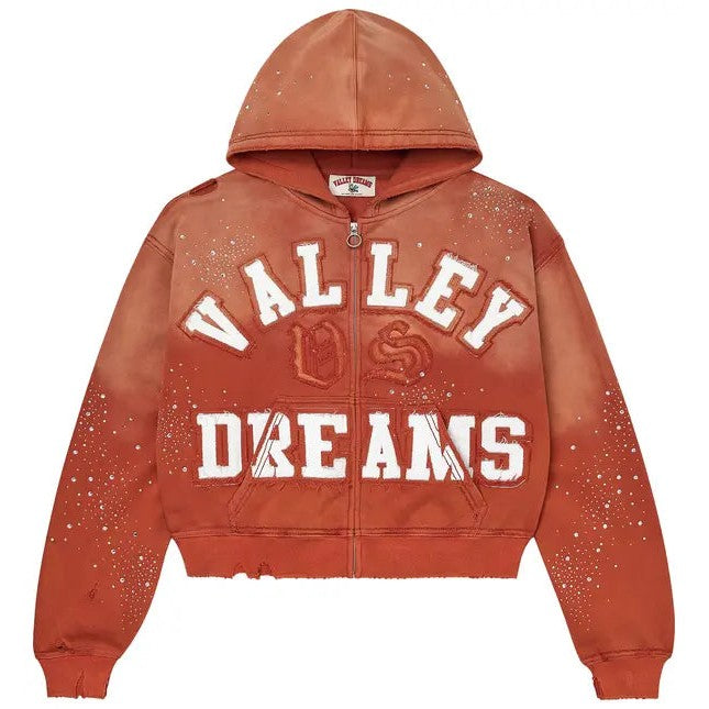 Vale Forever - Classico Bling Zip-Up - Orange
