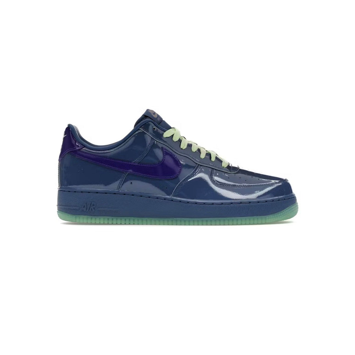 NIKE Air Force 1 Low Patent Leather -  Mystic Navy Grape Ice