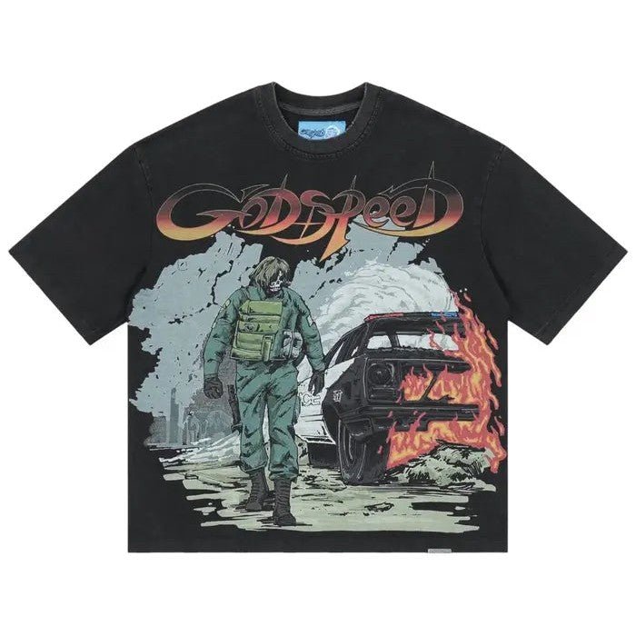 GODSPEED - Khaos Tee - Black