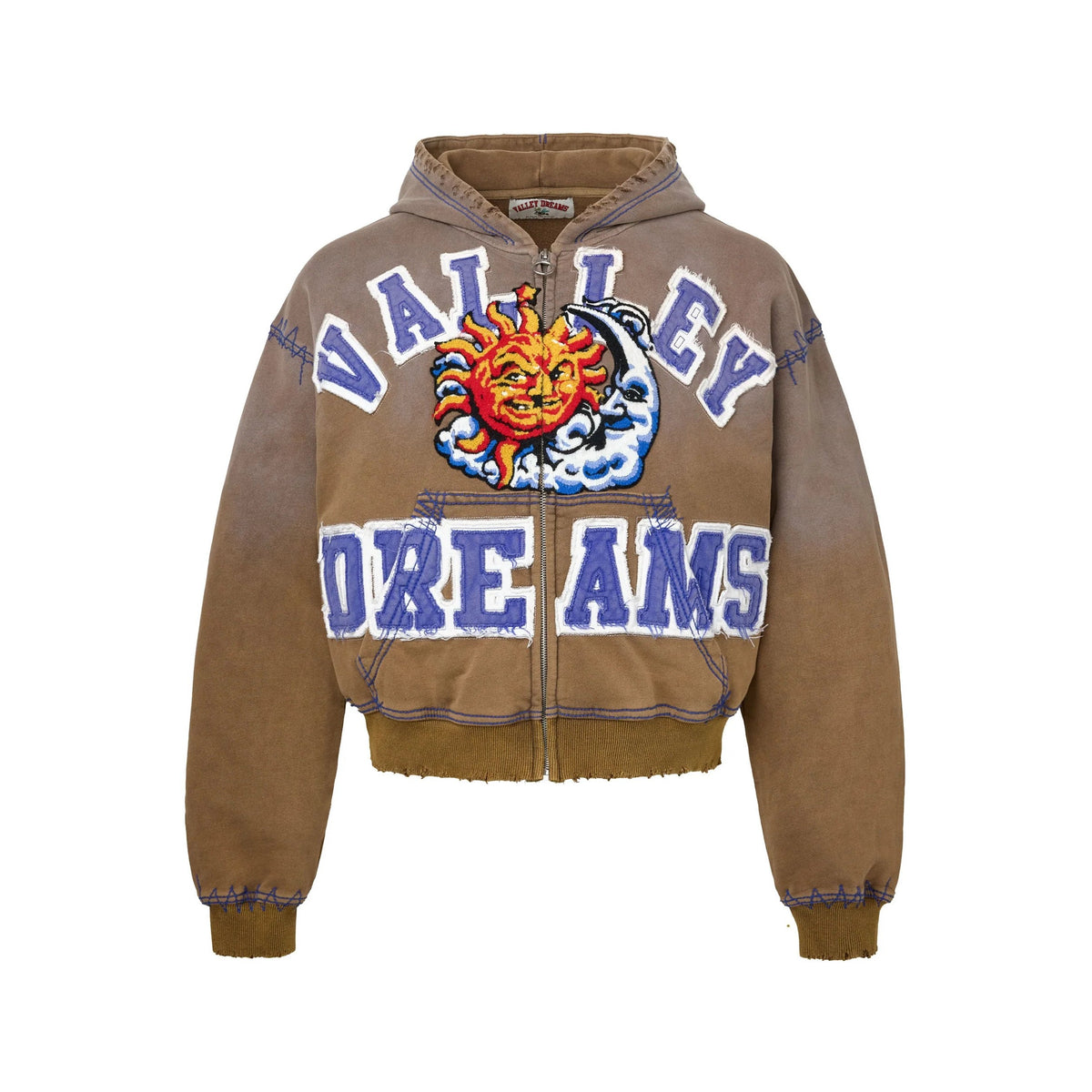 Vale Forever - Sunny Zip-Up - Brown