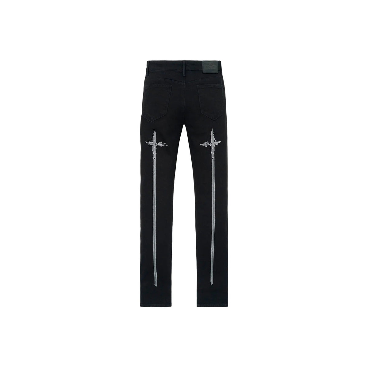 RTA - Bryant Skinny Jean Digital Cross - Black/Grey
