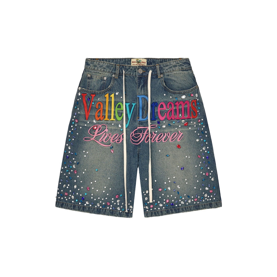 Vale Forever - Ice Cream Jorts - Blue