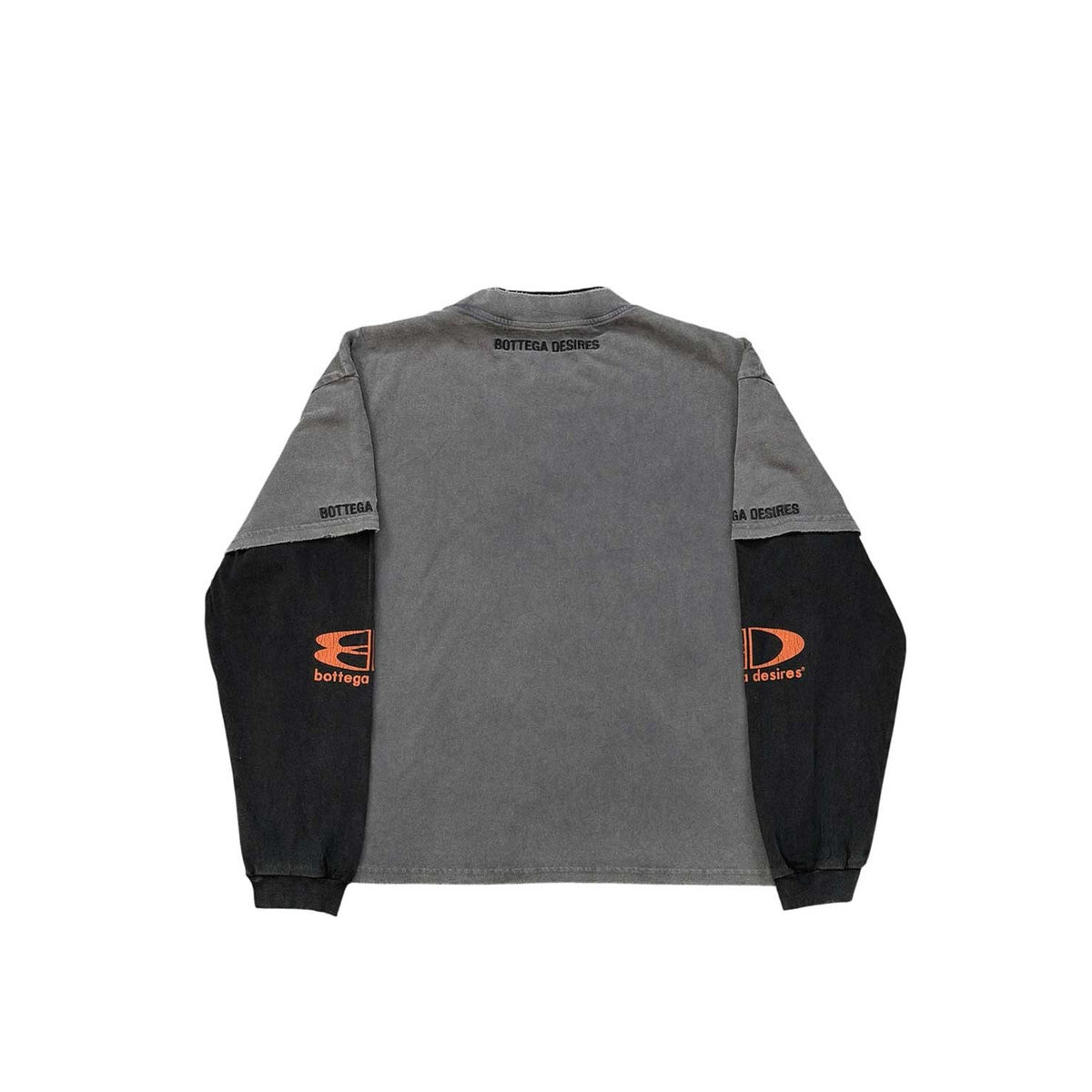 Bottega Desires - Nights In NY L/S Layered Tee - Black