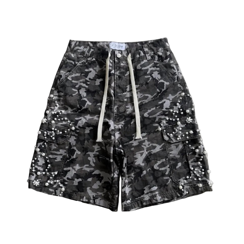 We Are Righteous - Camo Jorts - Snow Camo