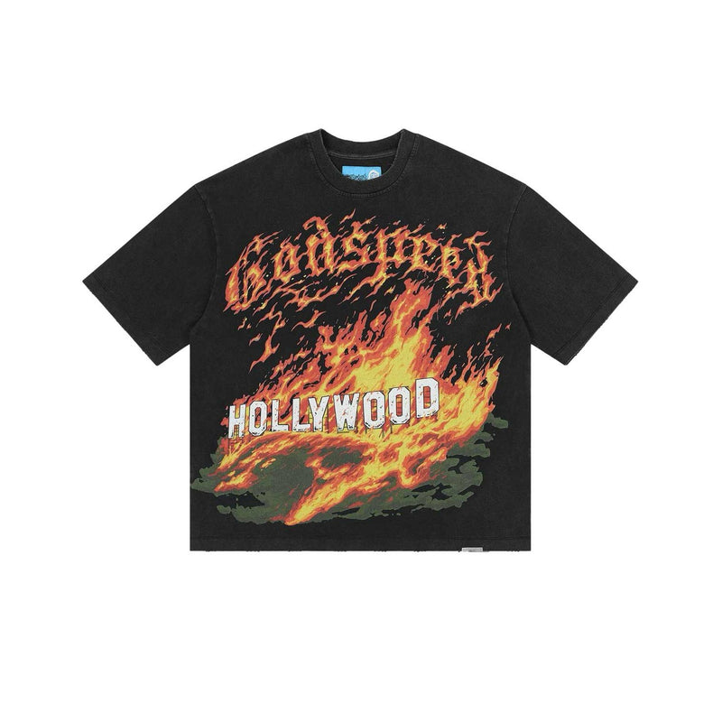 GODSPEED - Hollywood Inferno Tee - Black