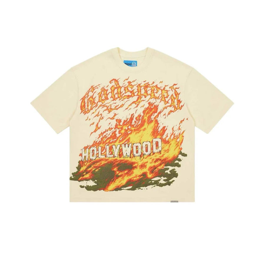 GODSPEED - Hollywood Inferno Tee - Bone