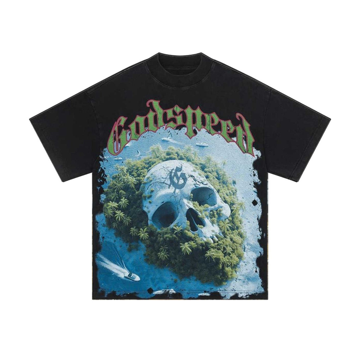 GODSPEED - Private Island Tee - Black