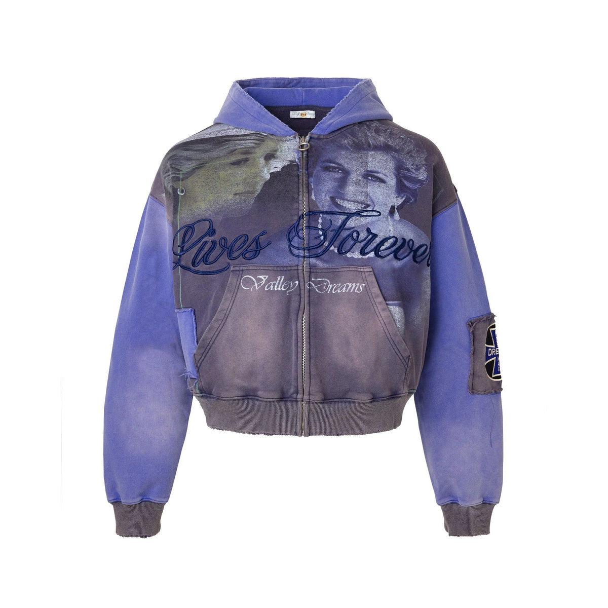 Vale Forever - Queen Zip-Up - Blue