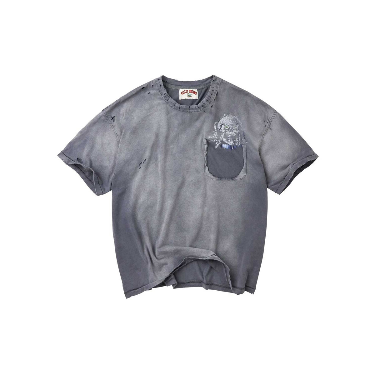 Vale Forever - Skullie Tee - Grey