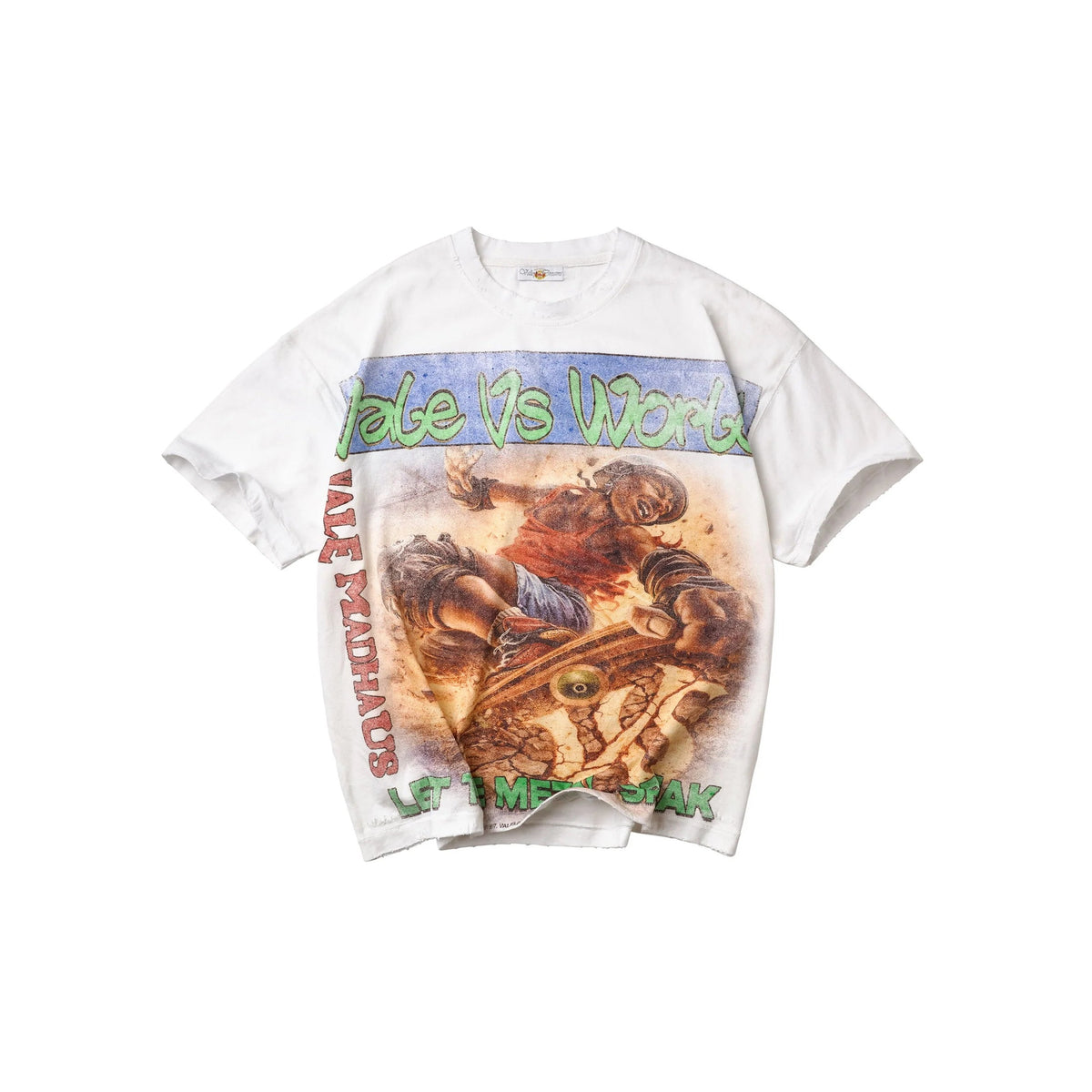 Vale Forever - Metal Speaker Tee - White