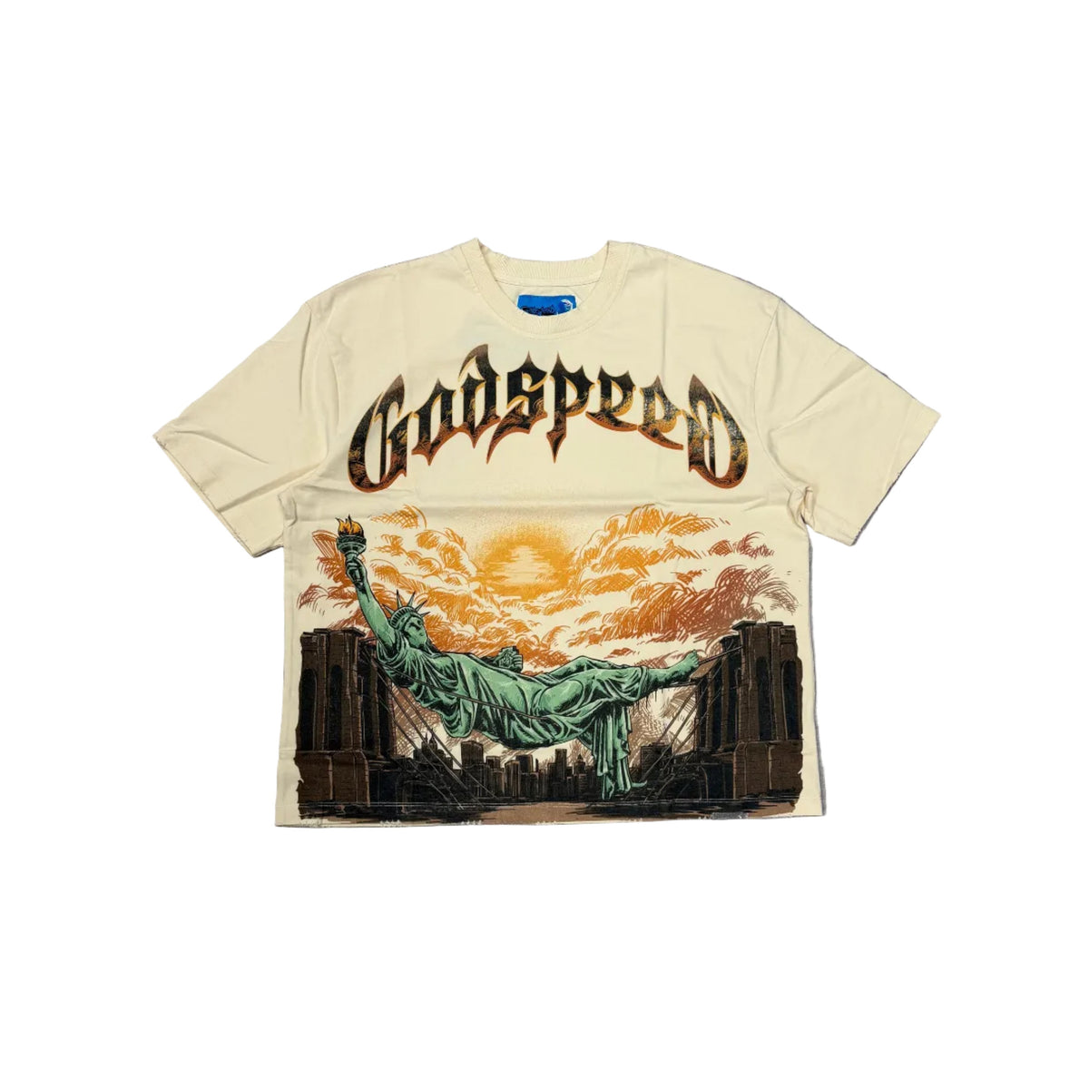 GODSPEED - Burnt Bridges Tee - Bone