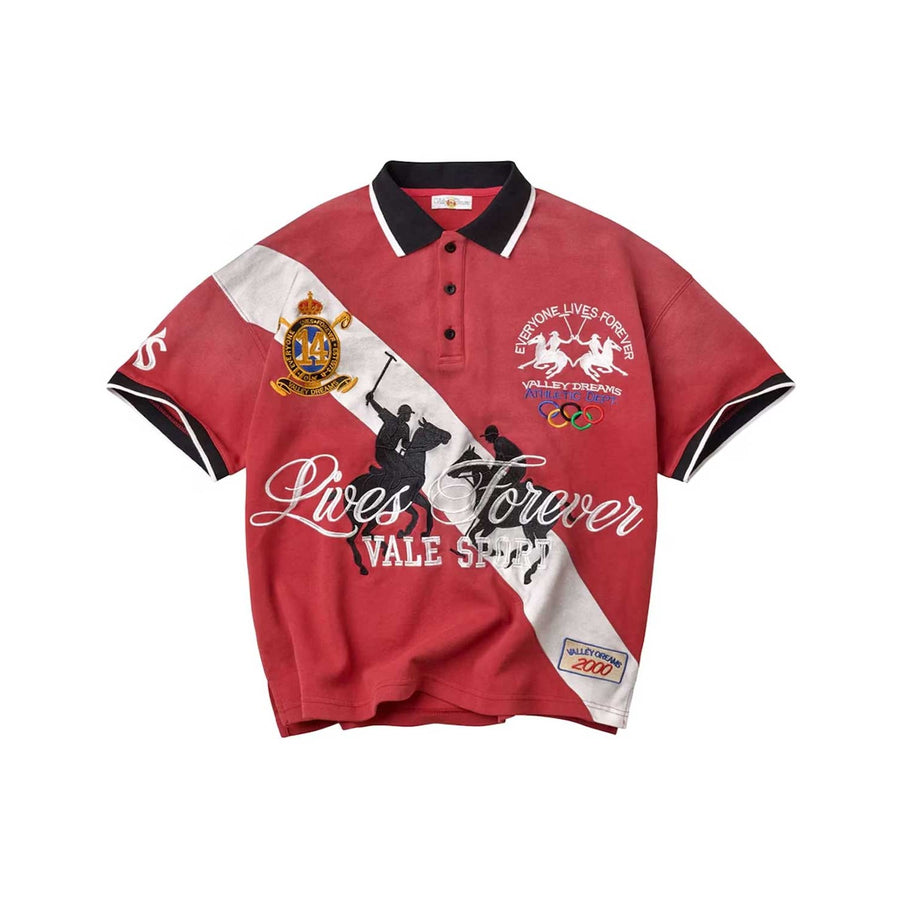Vale Forever - London Polo Tee - Red