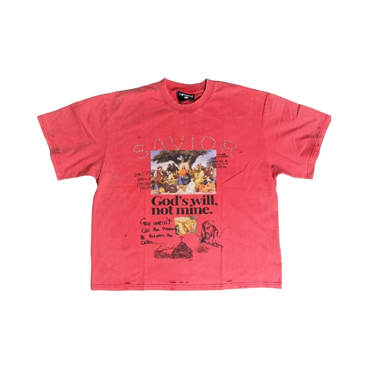 We Are Righteous - Savior Tee - Red