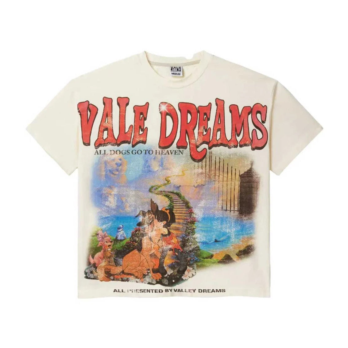 Vale Forever - All Dogs Go To Heaven Tee - Cream